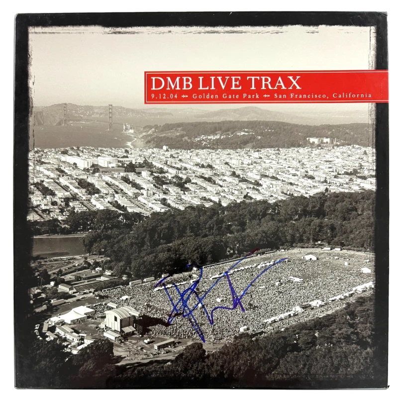 Dave Matthews Signed Autograph DMB Live Golden Gate Park Album Boxed Set Beckett