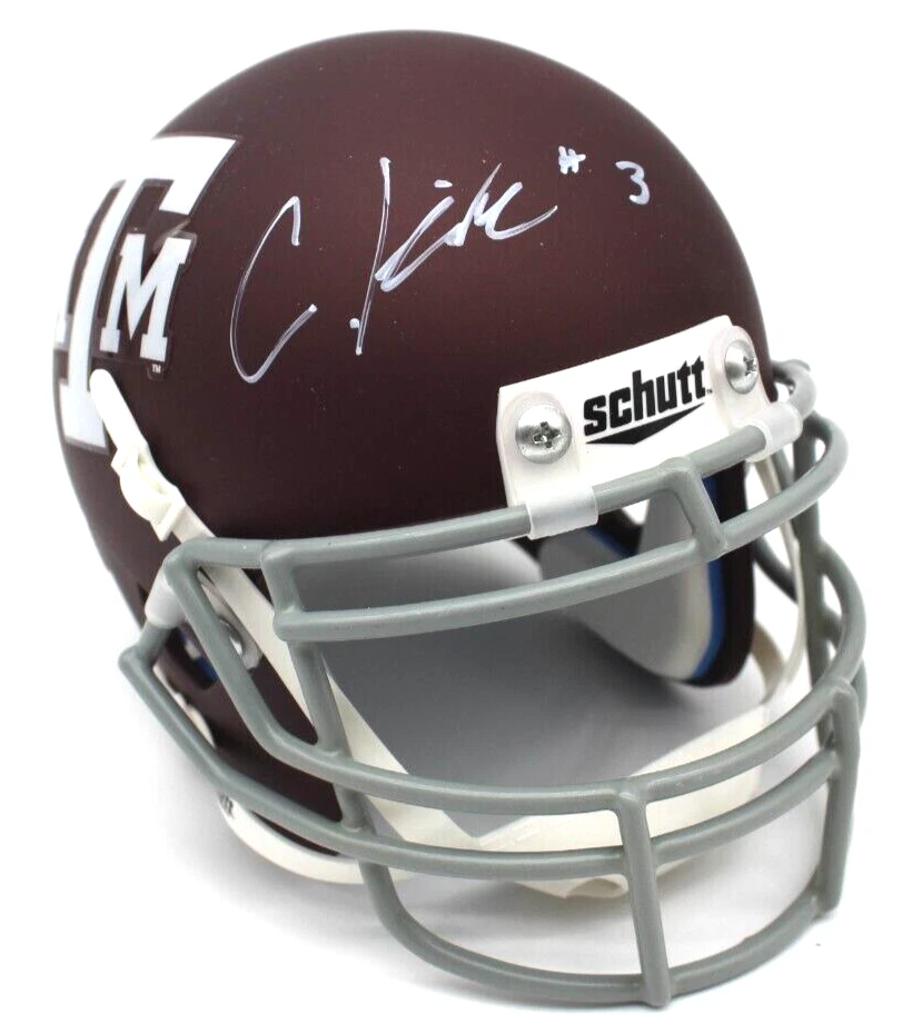 Christian Kirk Signed Texas A&M Aggies Jaguars Mini Helmet w/Beckett BL52574
