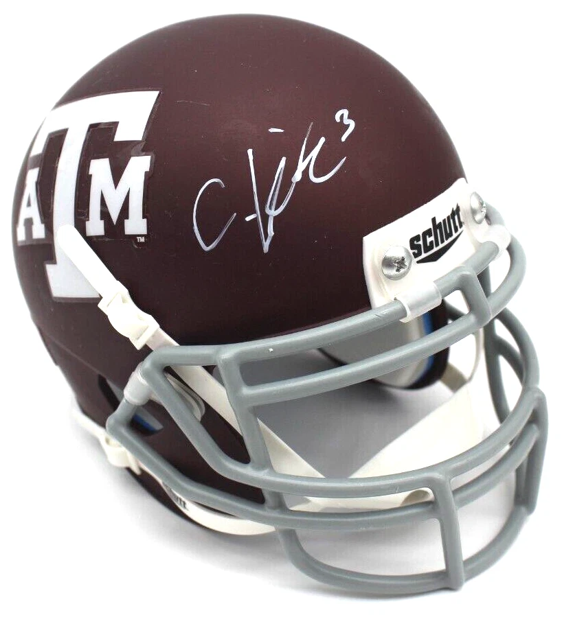 Christian Kirk Signed Texas A&M Aggies Jaguars Mini Helmet w/Beckett BL52575