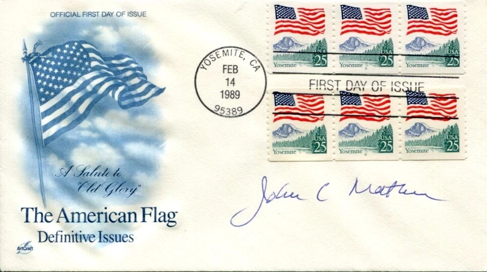 JOHN MATHER NOBEL PRIZE PHYSICS ASTROPHYSICIST NASA COBE SIGNED AUTOGRAPH FDC COLLECTIBLE MEMORABILIA
