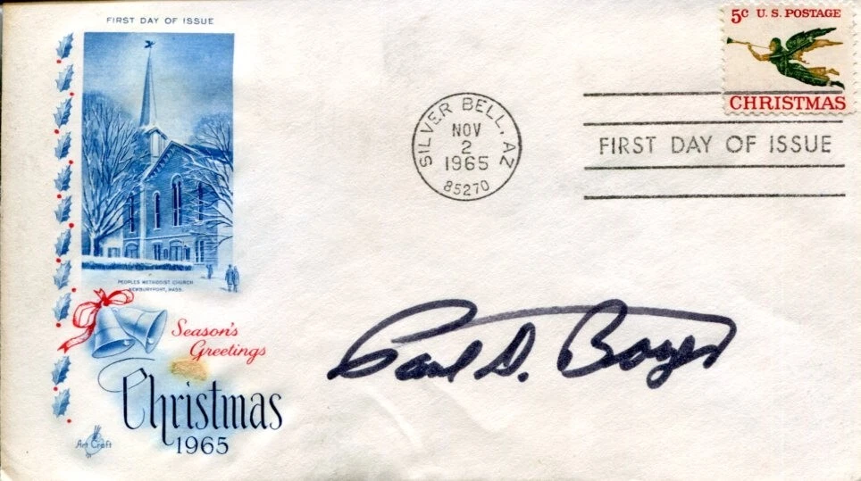 Paul D. Boyer 1987 Nobel Prize Enzyme Chemistry UCLA Signed Autograph FDC