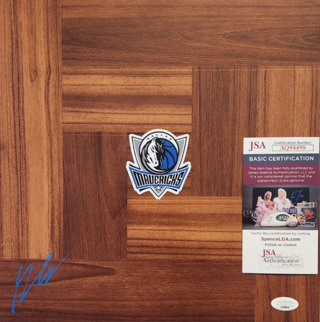 Grant Williams Signed Floorboard w/ JSA COA #AQ94498 Dallas Mavericks