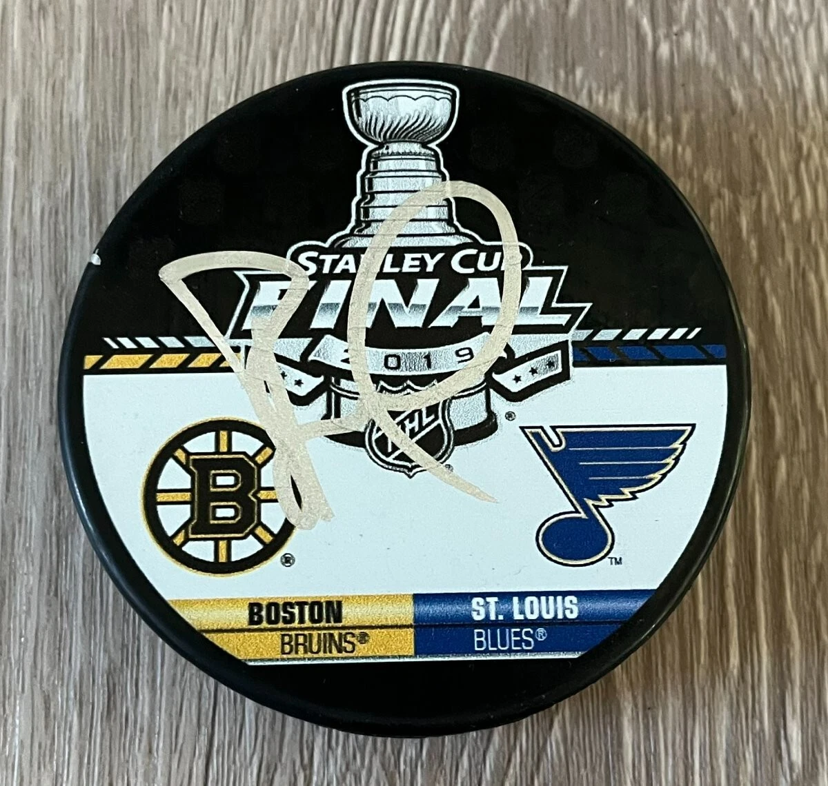 BRUCE CASSIDY SIGNED AUTOGRAPH BOSTON BRUINS 2019 STANLEY CUP PUCK w/EXACT PROOF