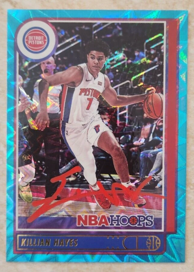 Killian Hayes Signed 2021-22 Panini NBA Hoops 