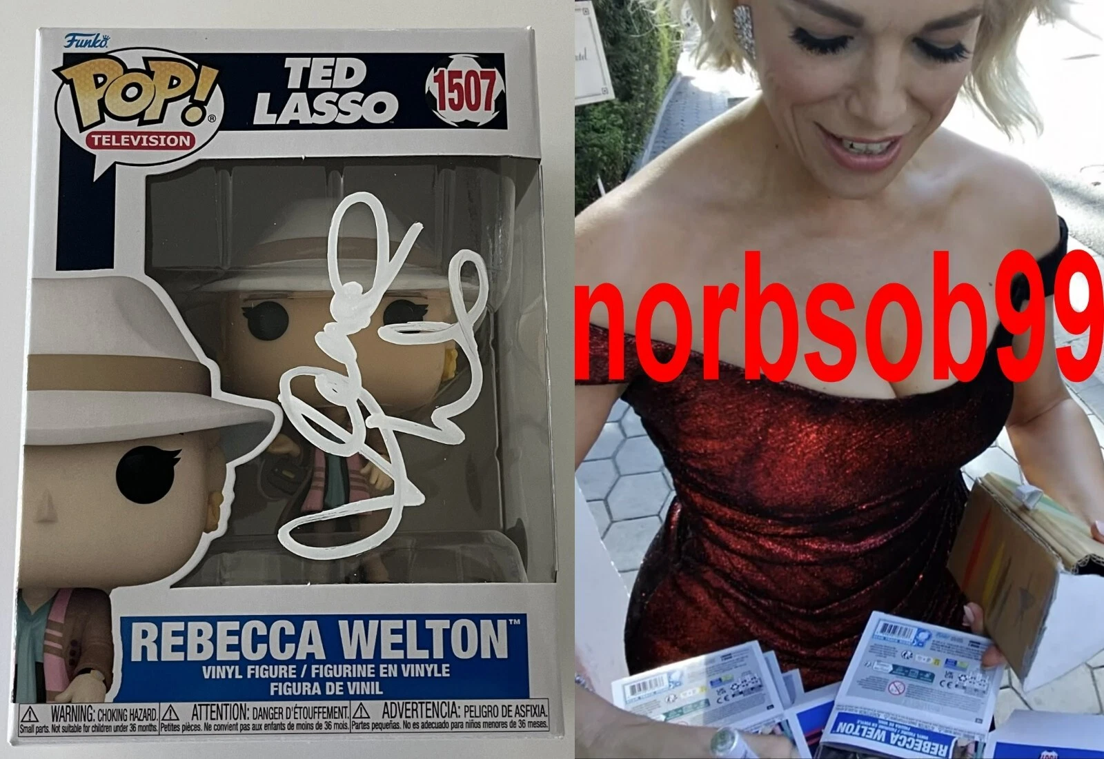 HANNAH WADDINGHAM SIGNED TED LASSO REBECCA WELTON FUNKO wVIDEO PROOF BECKETT COA