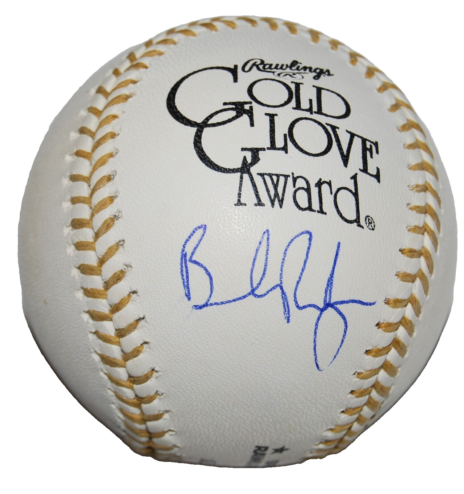BRENDAN RODGERS signed (COLORADO ROCKIES) Gold Glove baseball PSA/DNA AN42470