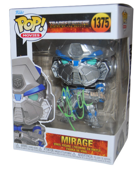 PETE DAVIDSON signed (TRANSFORMERS) Mirage #1375 Funko Pop PSA/DNA AN61452