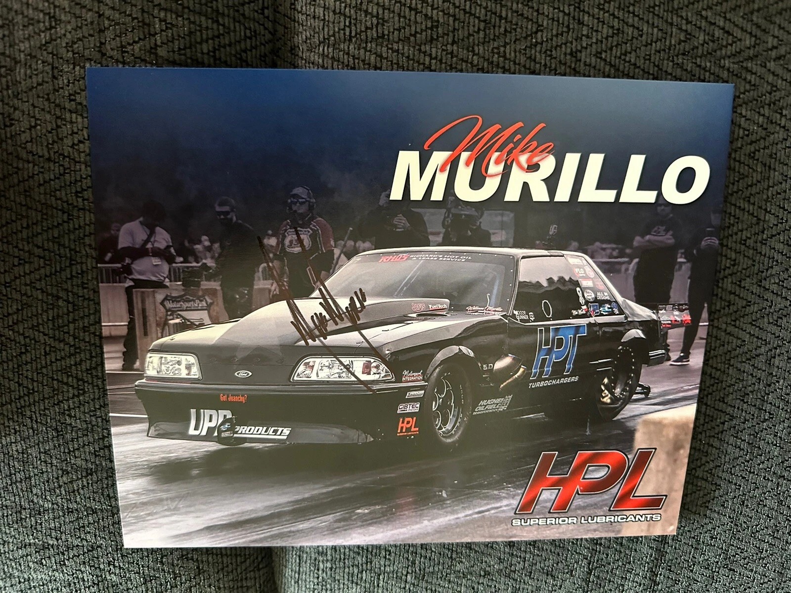 Mike Murillo Signed Street Outlaws Promo Card 2023 PRI Show HPL
