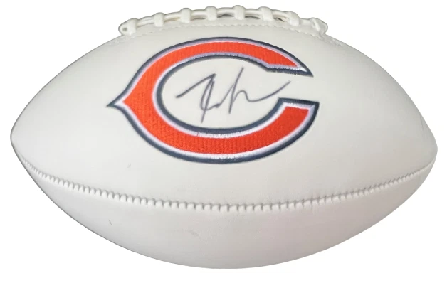 ROSCHON JOHNSON signed (CHICAGO BEARS) F/S logo football PSA/DNA AN10051