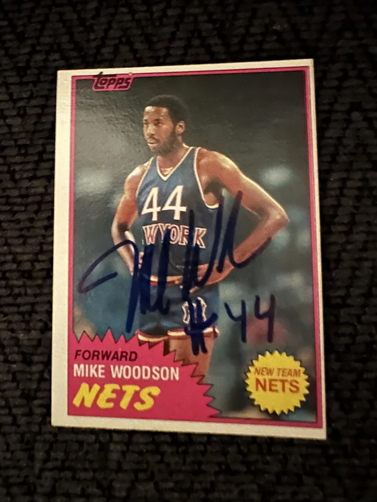 Mike Woodson Signed Trading Card Autographed IU Hoosiers Basketball Coach Rookie