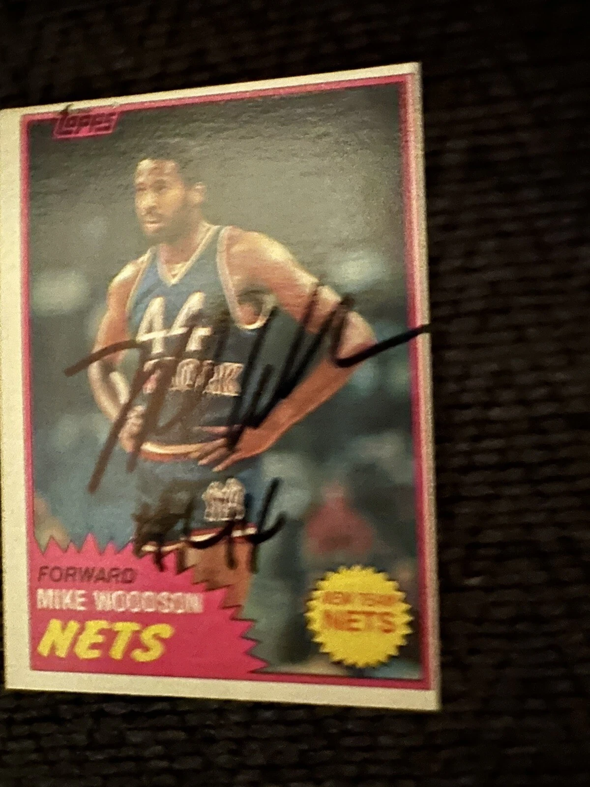 Mike Woodson Signed Trading Card Autographed IU Hoosiers Basketball Coach Rookie