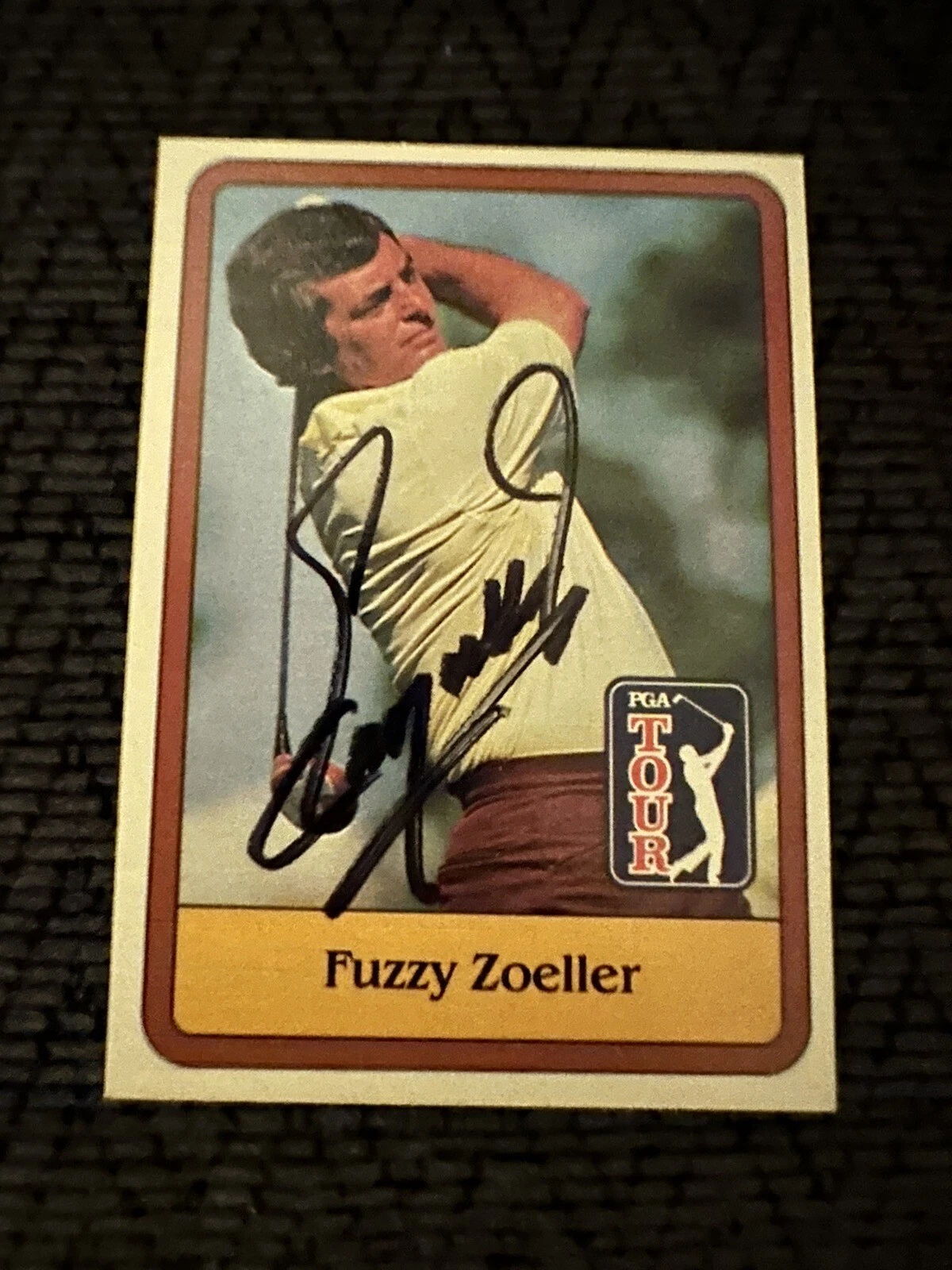 Fuzzy Zoeller Signed Pga Tour Golf Card Autographed Rookie RC 1981 Donruss