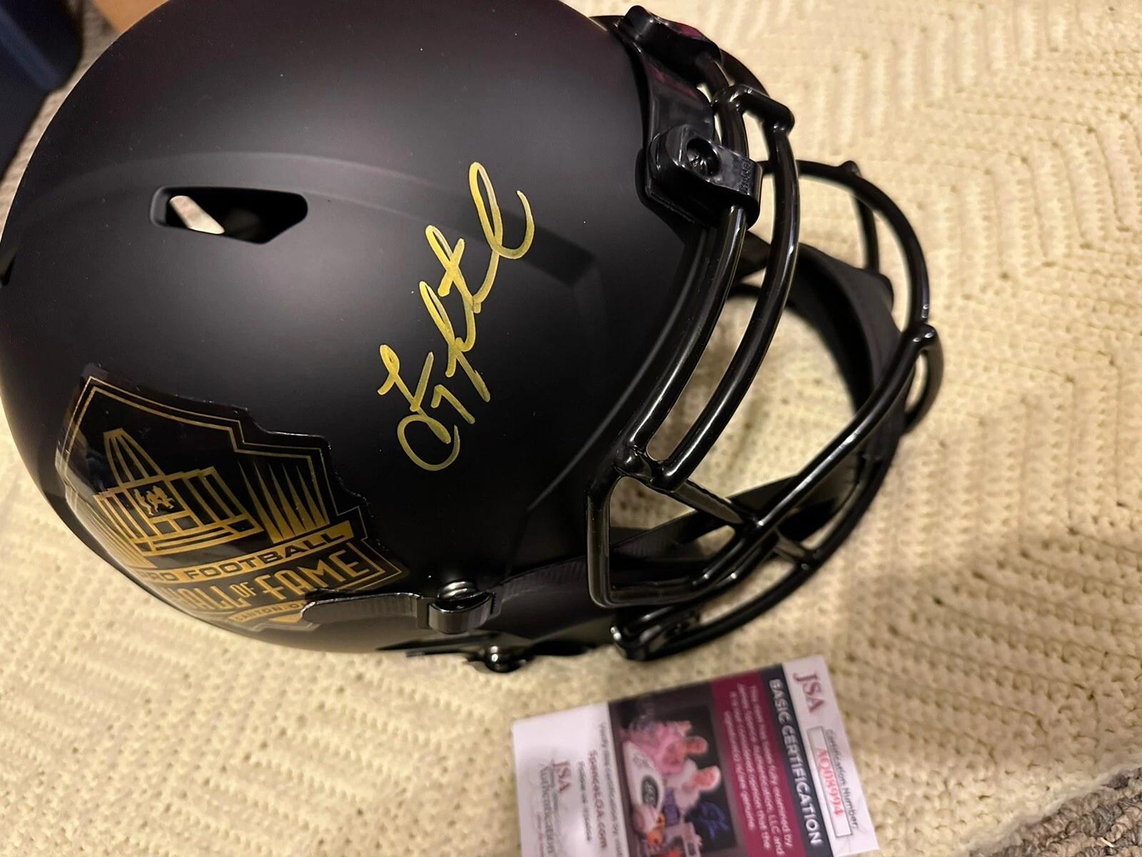 Troy Aikman Signed Full Size Helmet F/S JSA Authentication COA Pro Football HOF