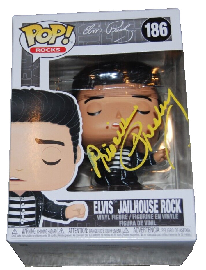 PRISCILLA PRESLEY signed (ELVIS JAILHOUSE ROCK) #186 Funko Pop BECKETT BL29023
