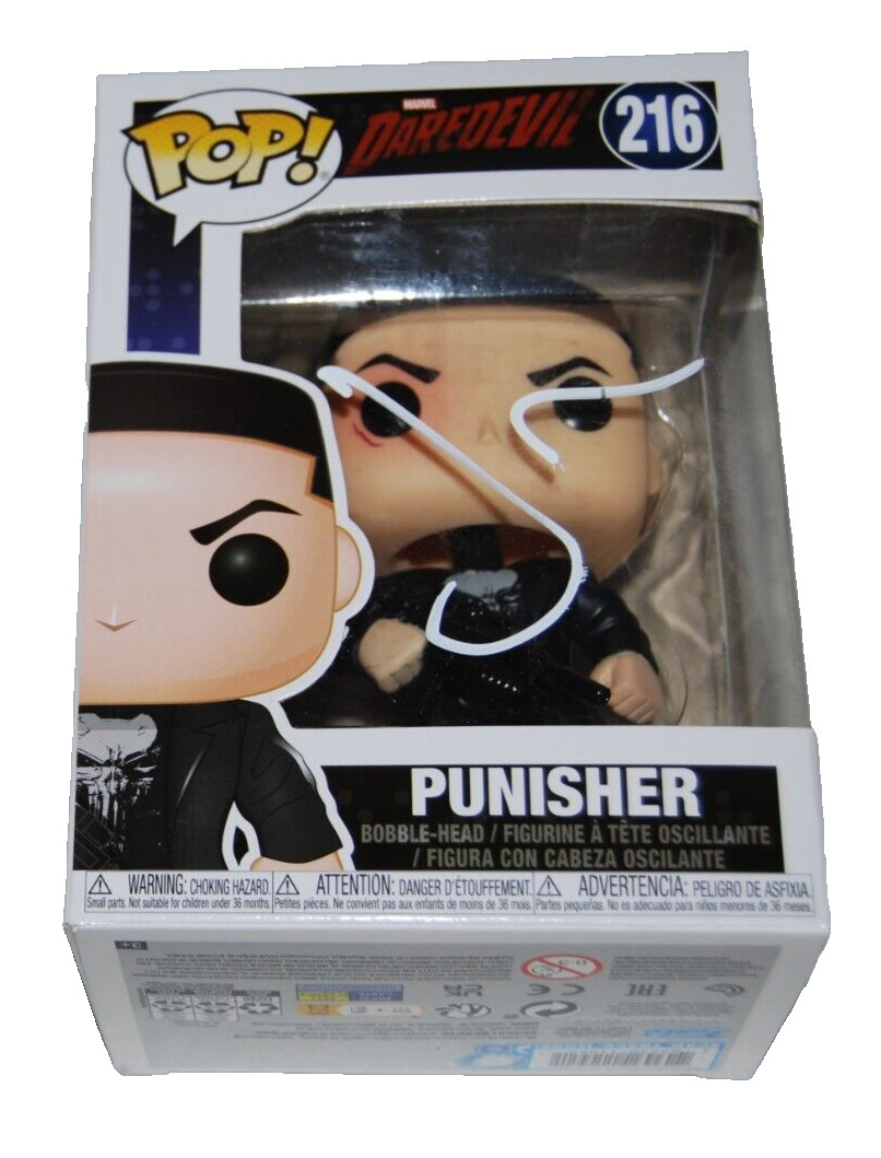 JON BERNTHAL signed (THE PUNISHER) Daredevil #216 Funko Pop BECKETT BAS BM39113