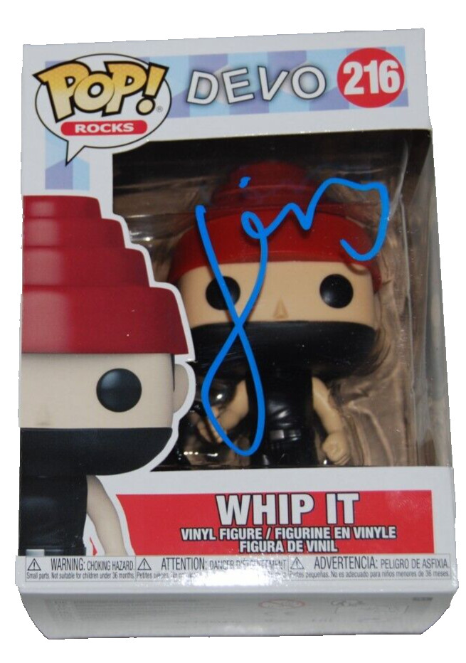 GERALD CASALE signed (DEVO) Pop Rocks WHIP IT #216 Funko Pop BECKETT BM98980
