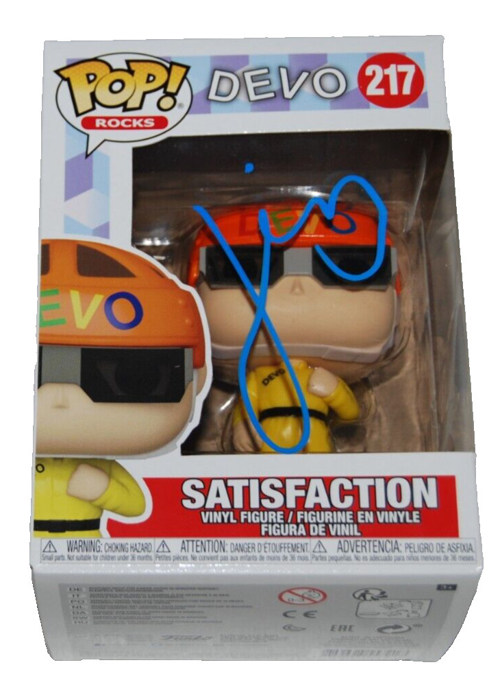 GERALD CASALE signed (DEVO POP Rocks SATISFACTION #217 Funko Pop BECKETT BM98978