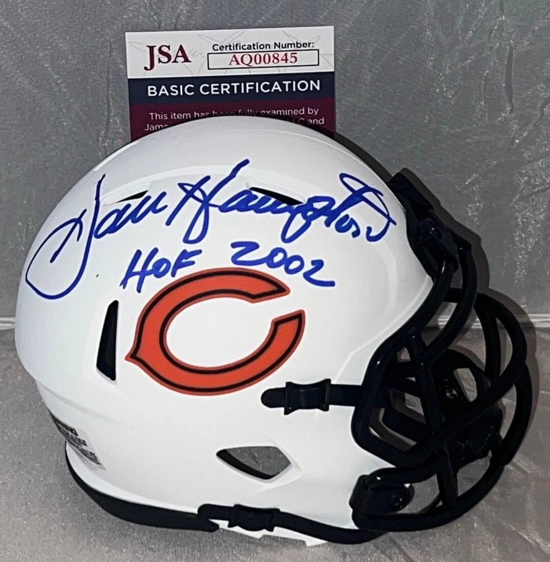 Dan Hampton signed Chicago Bears Lunar Eclipse mini helmet autographed W HOF JSA