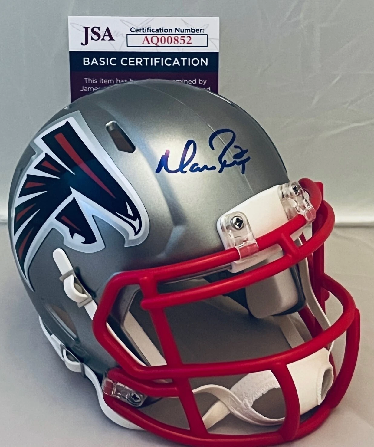 Matt Ryan signed Atlanta Falcons Flash mini helmet autographed JSA