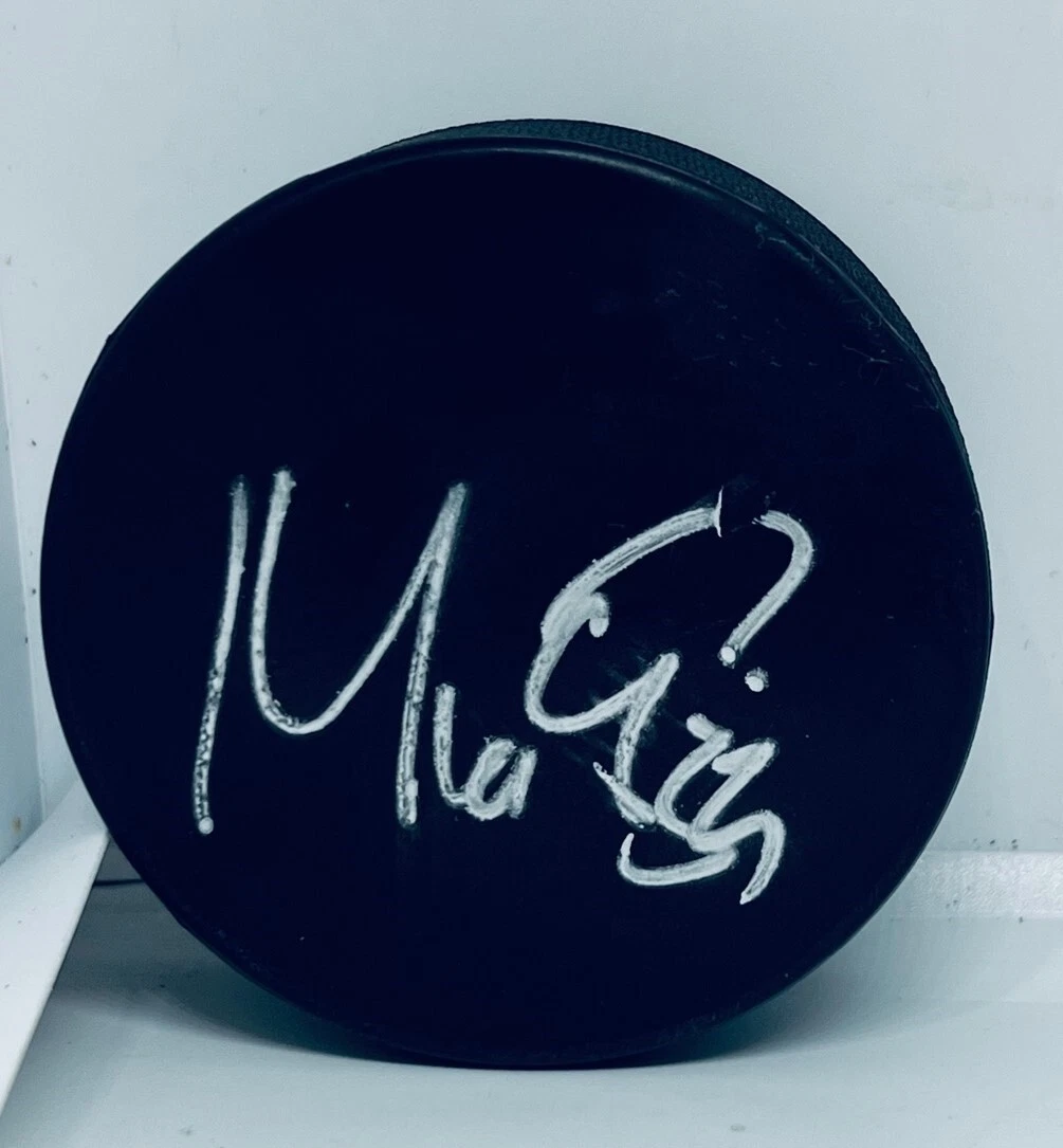 Petr Mrazek Chicago Blackhawks signed Puck autographed Hawks