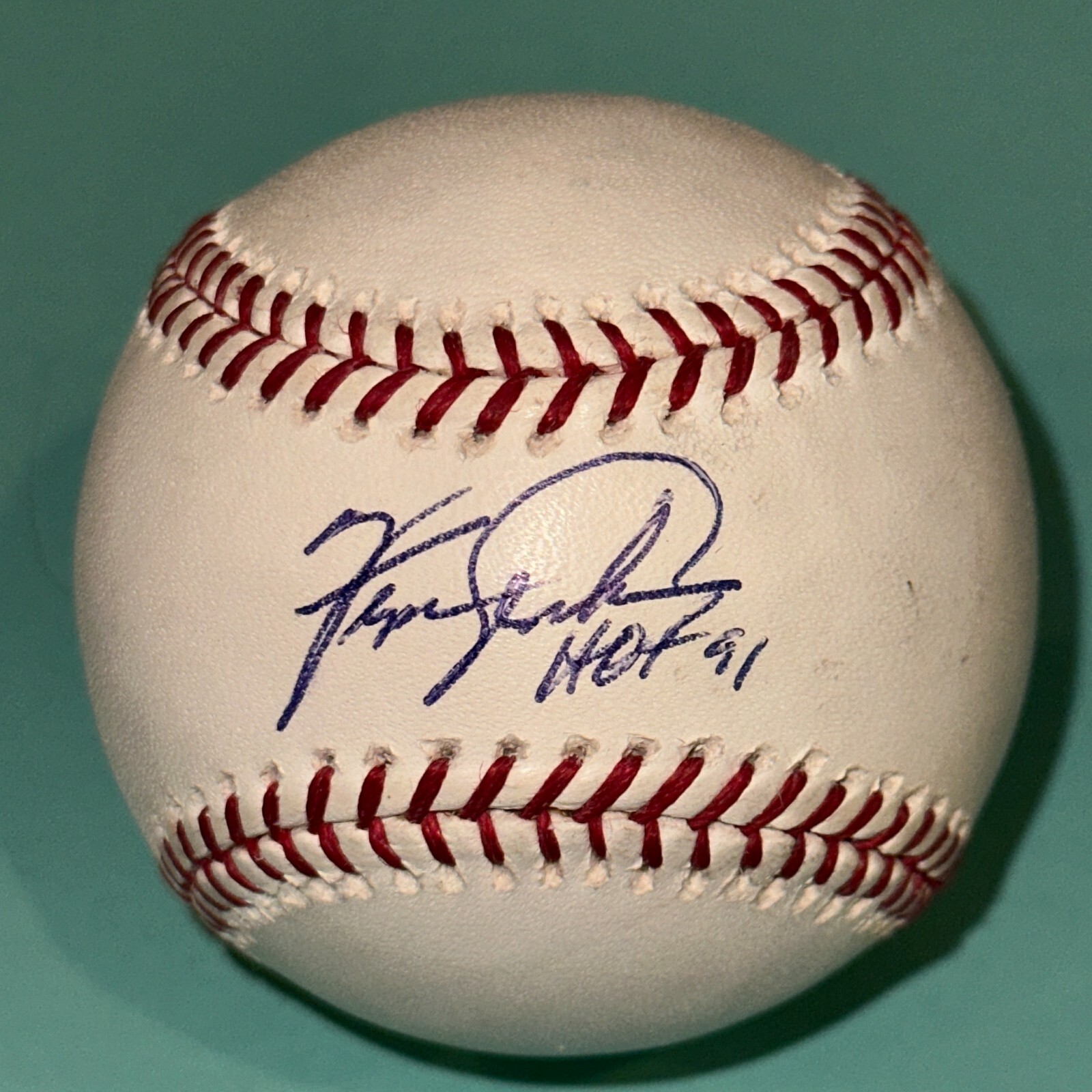 FERGIE JENKINS (Cubs) Signed Official MLB Baseball Beckett Auth BAS w/ HOF Insc