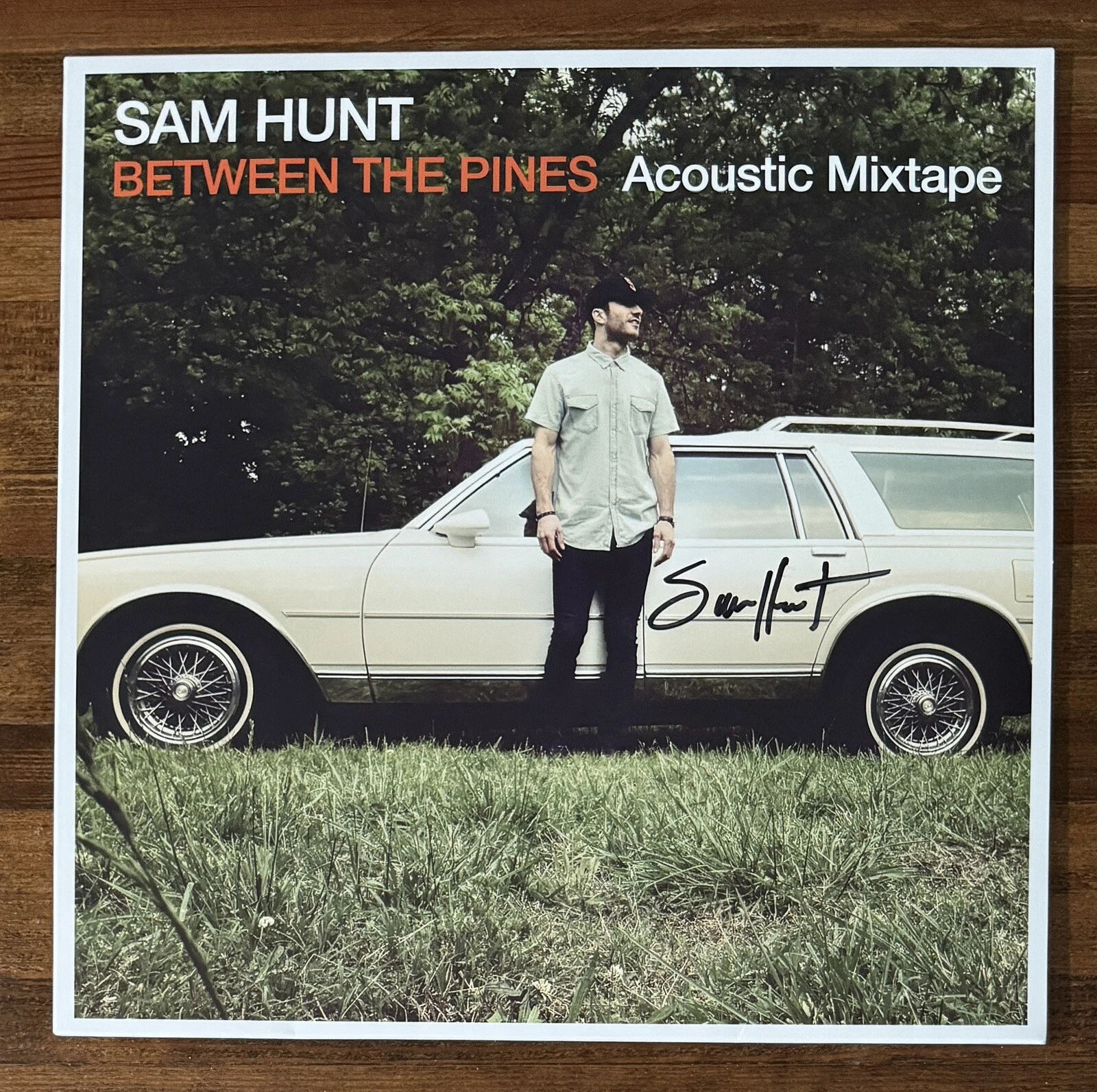 SIGNED Sam Hunt Between Pines Mixtape Green Vinyl 2LP Beckett BAS COA Autograph