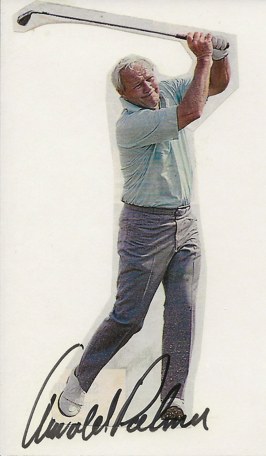 Arnold Palmer REAL hand SIGNED Index Card #2 JSA COA Autographed Golf PGA