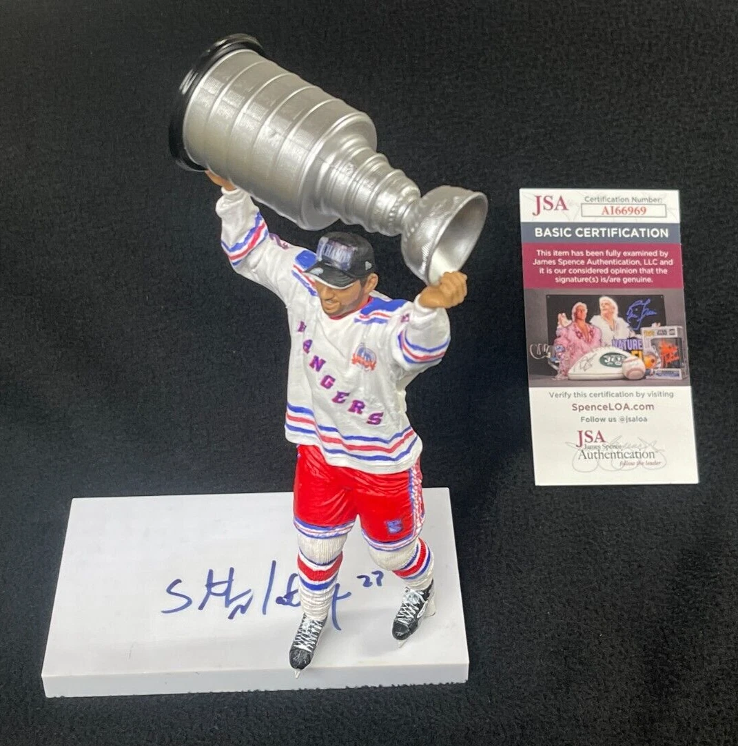 Stephane Matteau Signed New York Rangers Custom 1994 Cup McFarlane Figure JSA