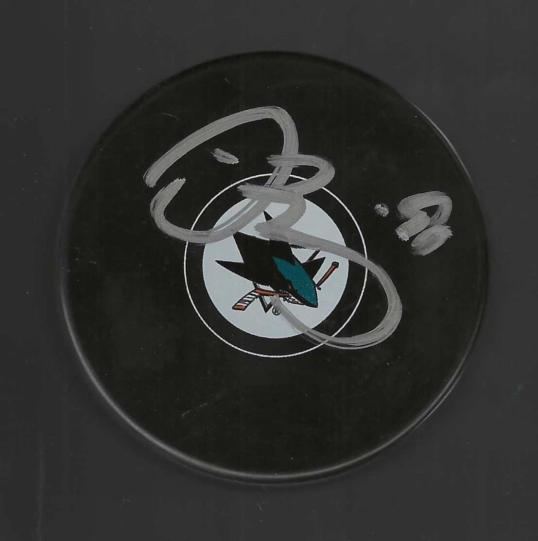 Justin Bailey Signed San Jose Sharks Puck