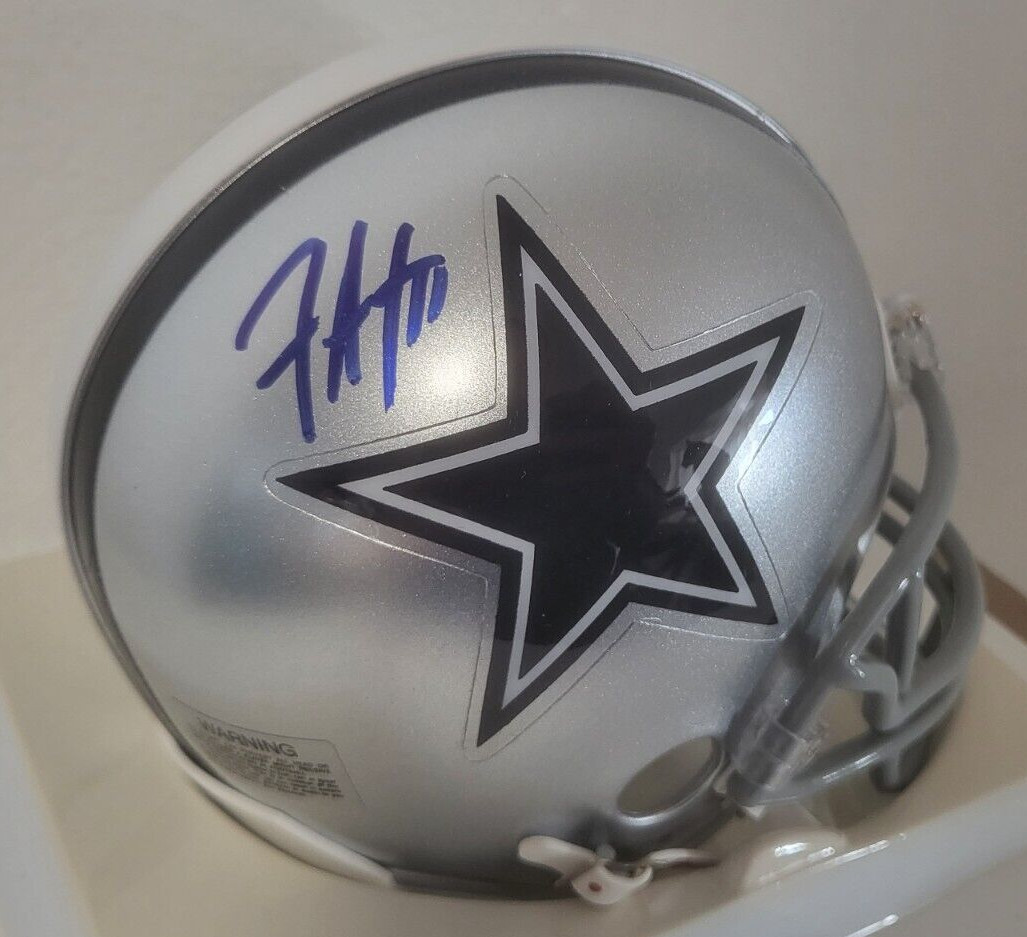 FELIX JONES DALLAS COWBOYS SIGNED AUTOGRAPHED RIDDELL MINI HELMET W/COA