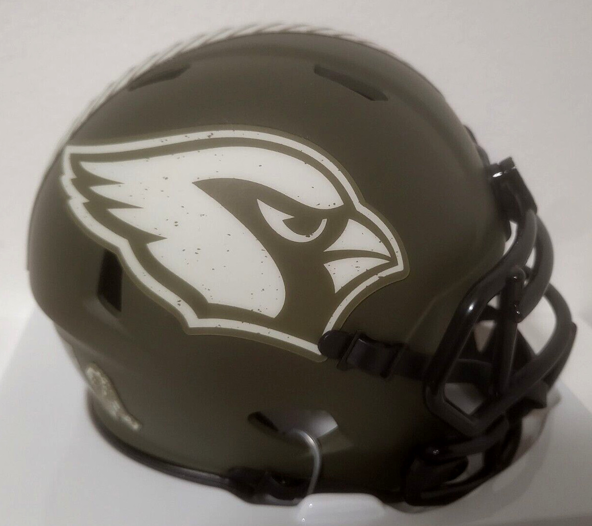 ARIZONA CARDINALS 22 SALUTE TO SERVICE UNSIGNED RIDDELL MINI HELMET *