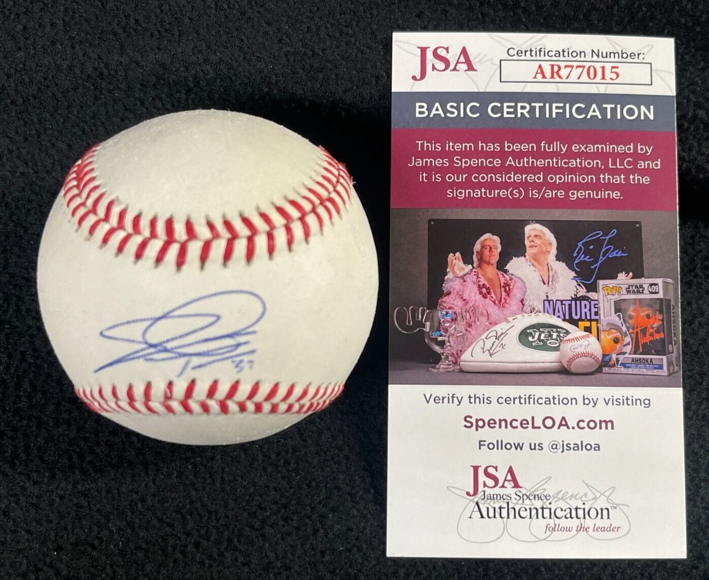 Jacob Turner Signed Detroit Tigers Donald Trump Baseball JSA COA