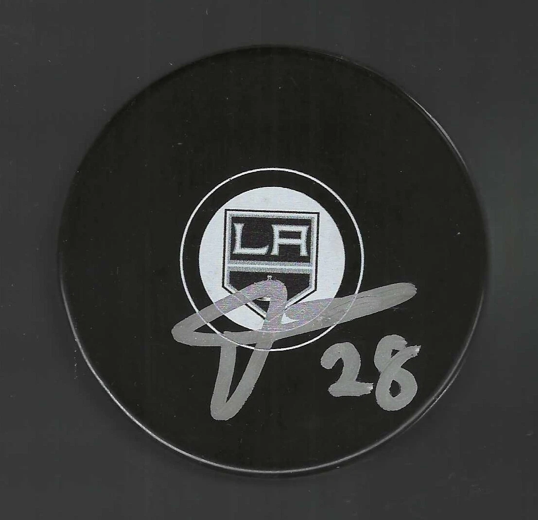 Jaret Anderson-Dolan Signed Los Angeles Kings Puck LA