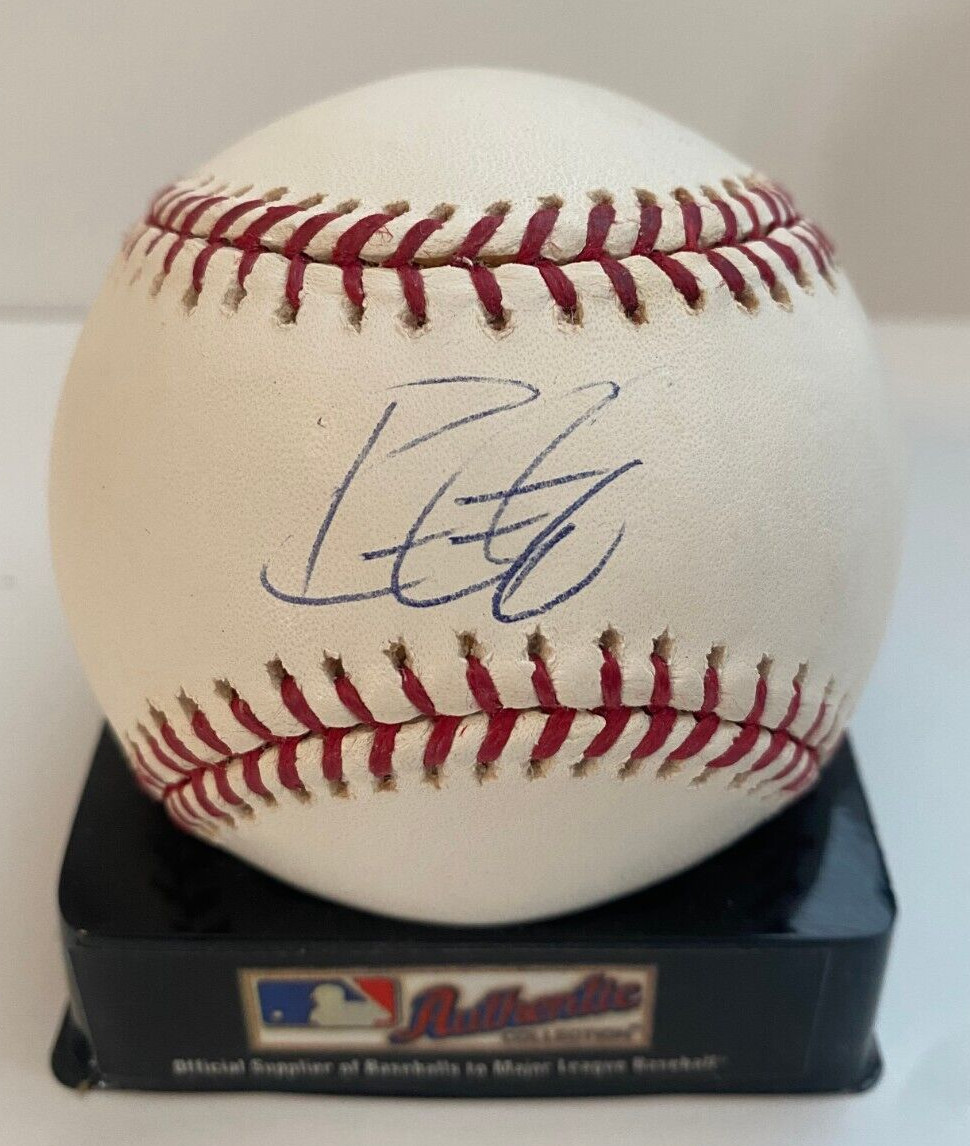 RAMON CASTRO FLORIDA MARLINS SIGNED AUTOGRAPHED M.L. BASEBALL W/COA W/CUBE