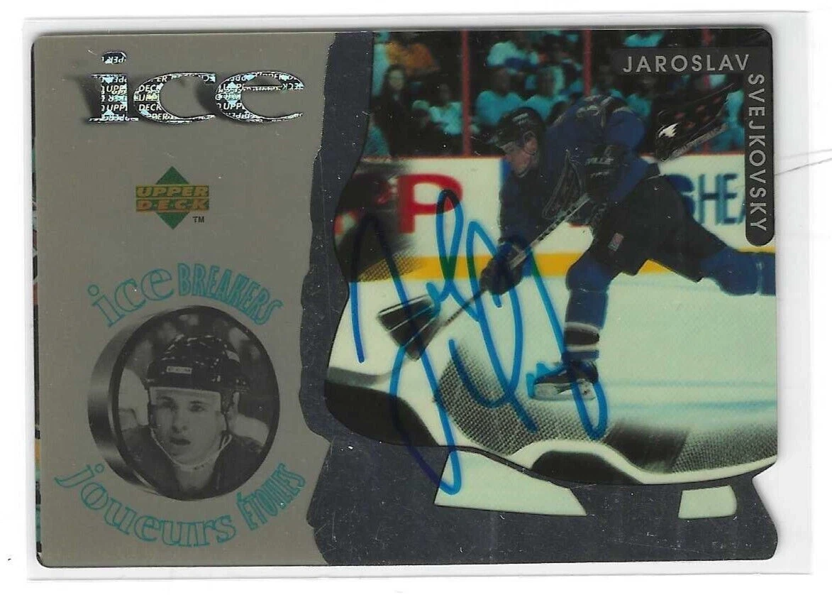 Jaroslav Svejkovsky Signed 1997/98 Upper Deck Ice McDonalds Card #McD35