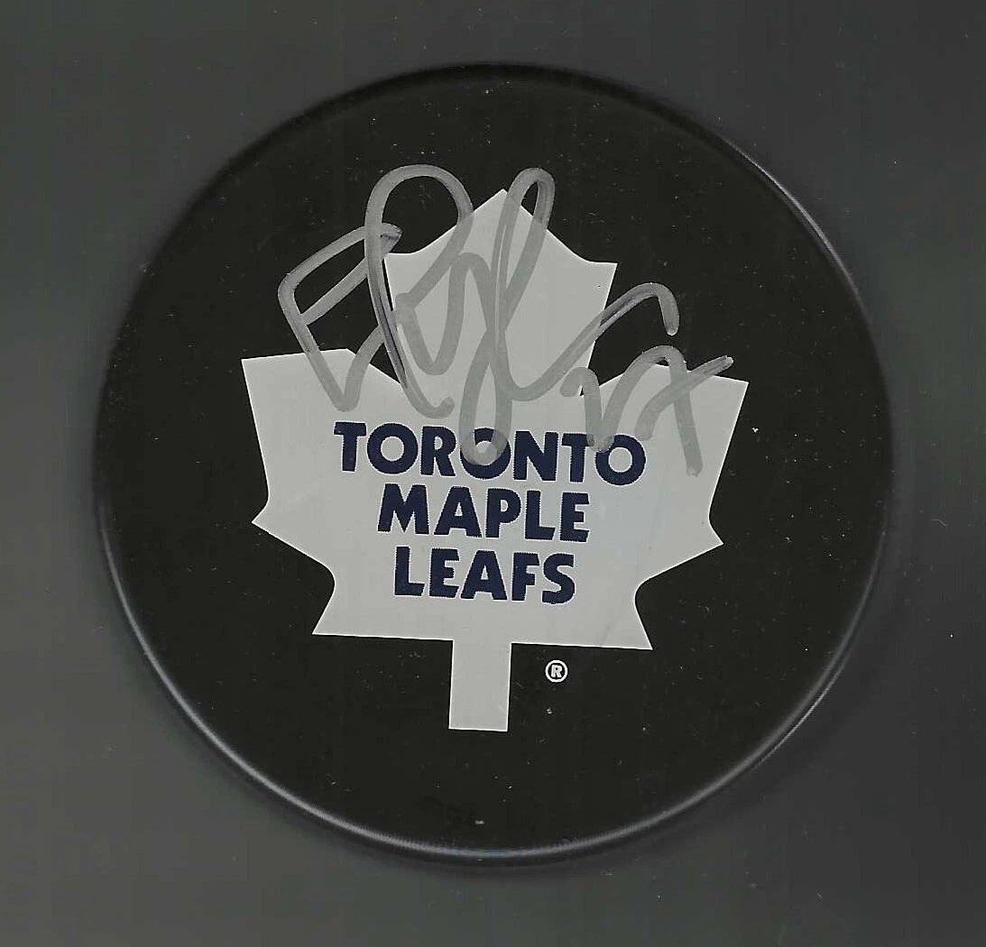 Shayne Corson Signed Toronto Maple Leafs Souvenir Puck