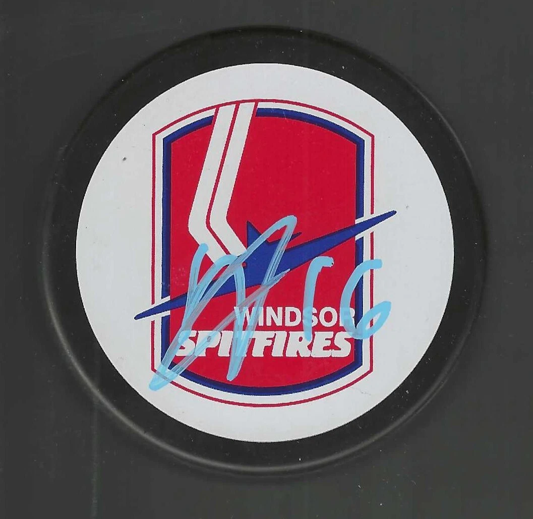 Kerby Rychel Signed Windsor Spitfires Puck Montreal Canadiens