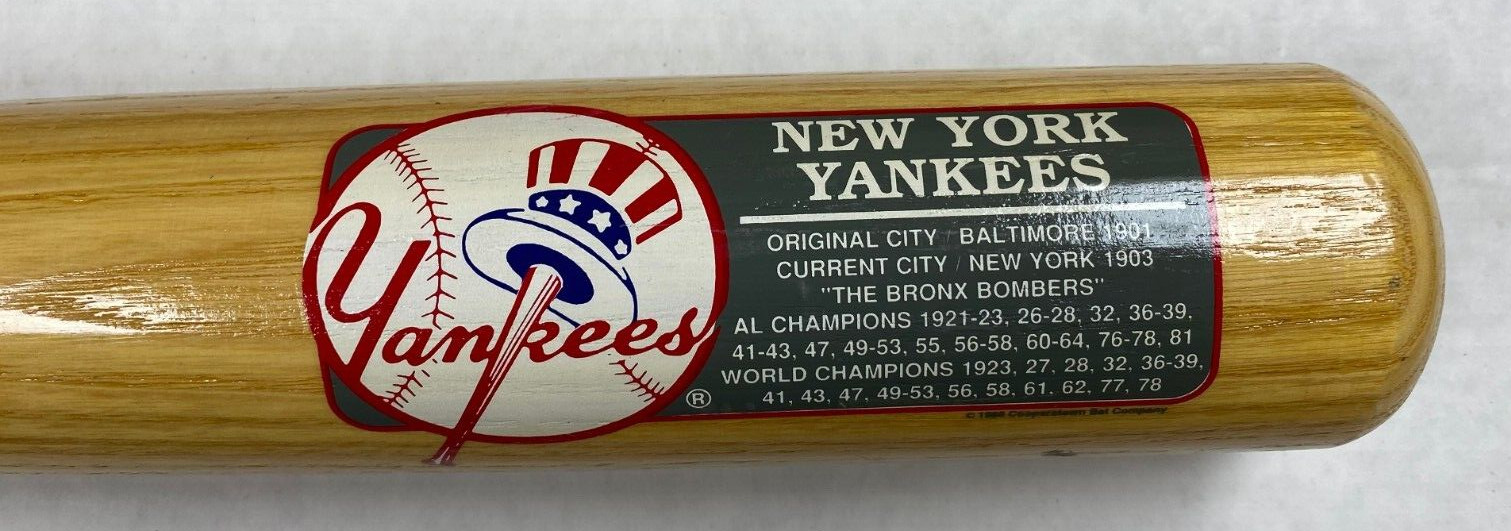 NEW YORK YANKEES BRONX BOMBERS COOPERSTOWN COLLECTIBLE BAT RARE L@@K