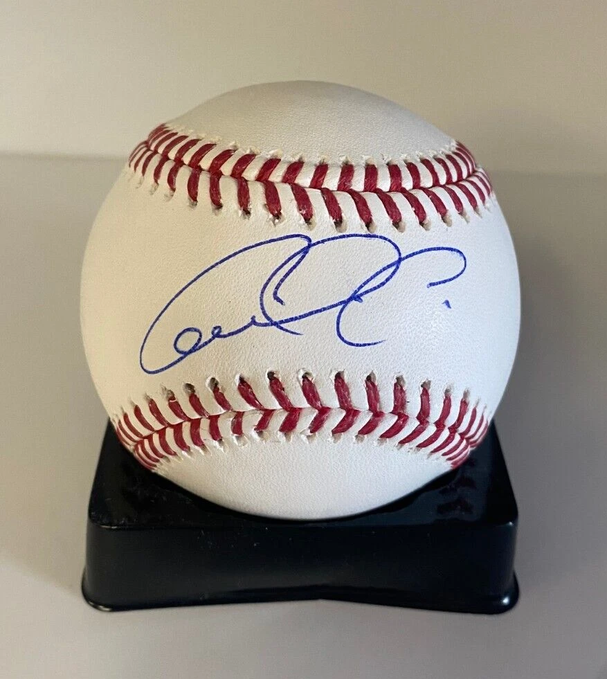 CARLOS CORREA MINNESOTA TWINS SIGNED AUTOGRAPHED M.L. BASEBALL BECKETT AUTH