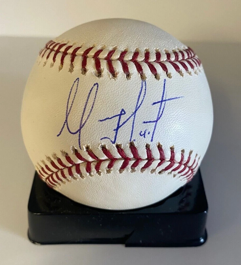 GEOVANY SOTO CUBS/RANGERS SIGNED AUTOGRAPHED M.L BASEBALL BECKETT AUTH
