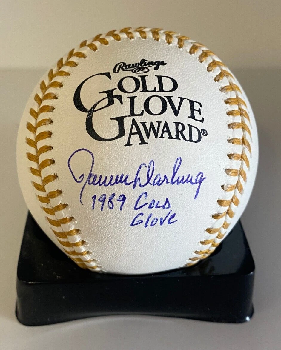 RON DARLING METS 1989 GOLD GLOVE SIGNED AUTOGRAPHED GG M.L BASEBALL BECKETT