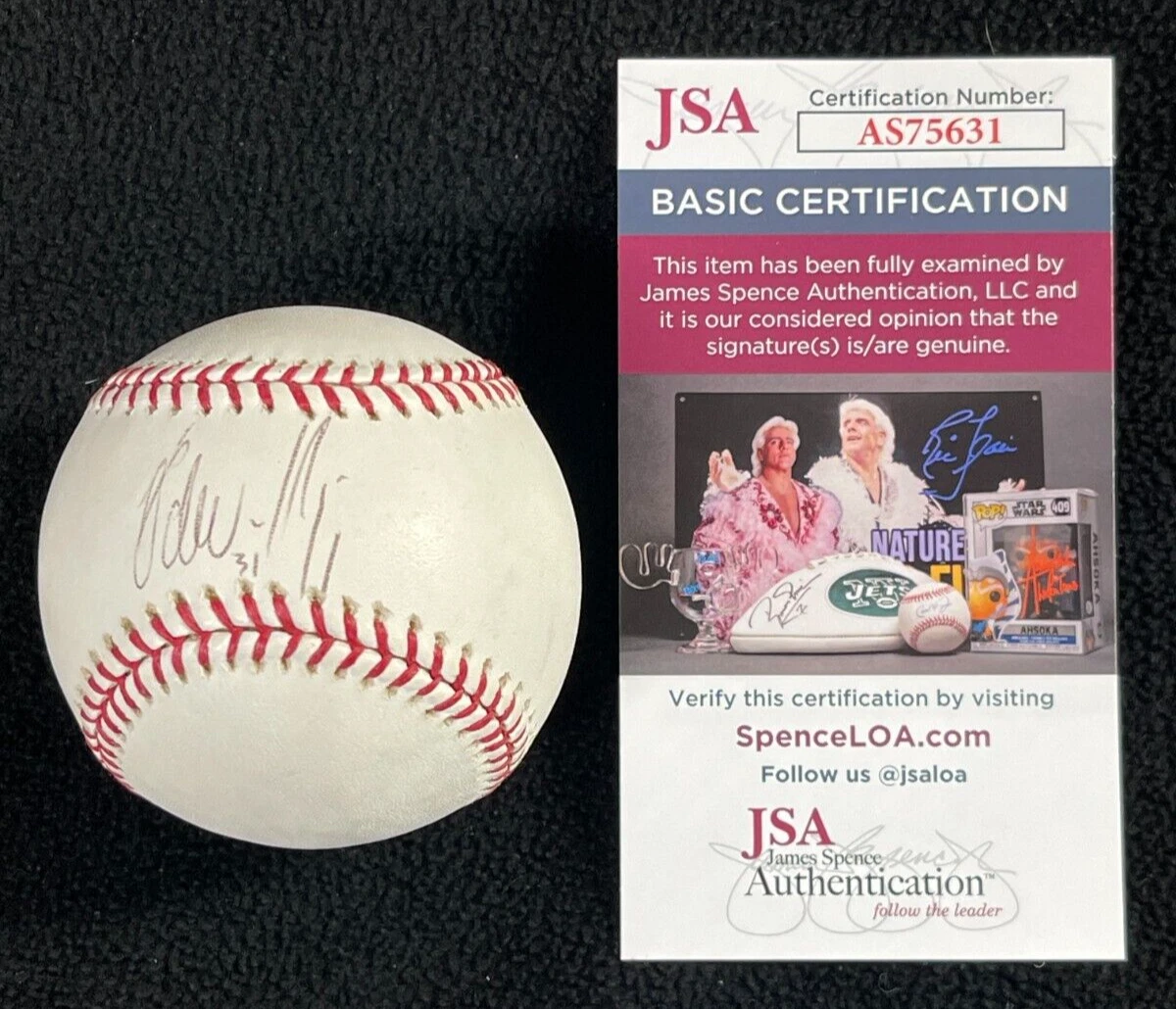 Edwar Ramirez Signed New York Yankees OML Baseball JSA COA