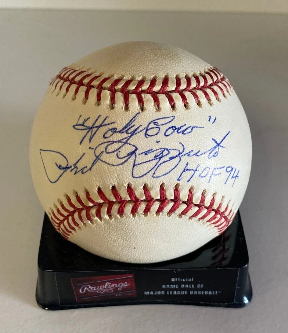 PHIL RIZZUTO YANKEES HOLY COW HOF 94 SIGNED AUTOGRAPHED M.L. BASEBALL BECKETT