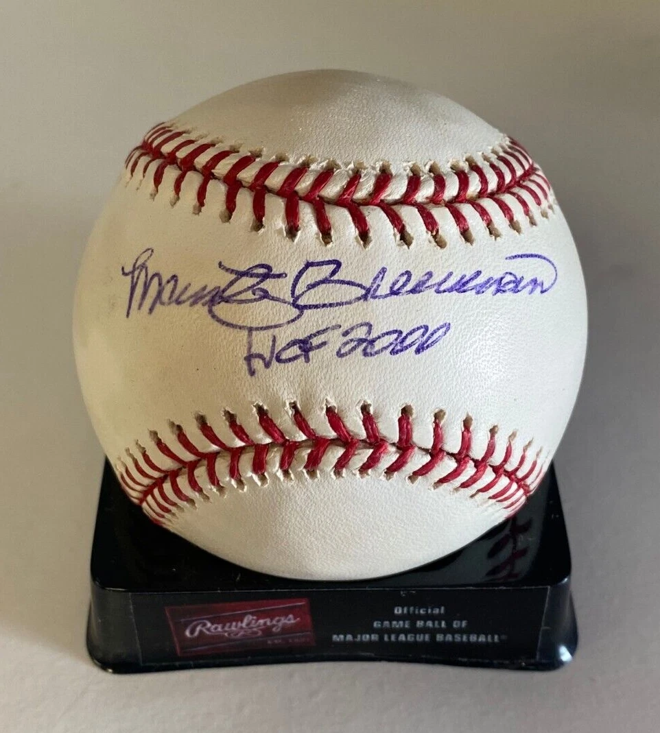 MARTY BRENNAMAN REDS HOF 2000 SIGNED AUTOGRAPHED M.L. BASEBALL BECKETT