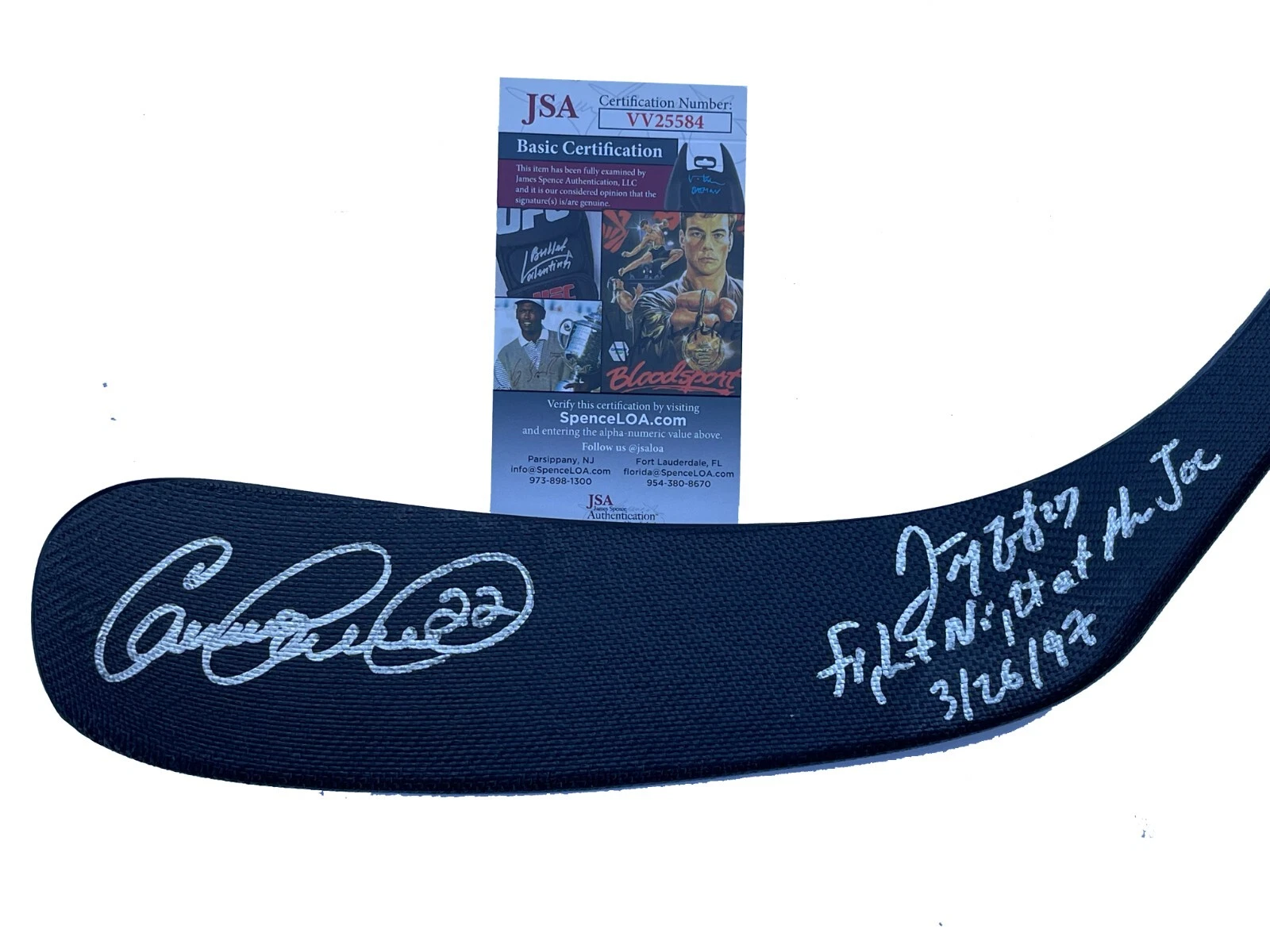 Darren McCarty & Claude Lemieux Signed & Inscribed 