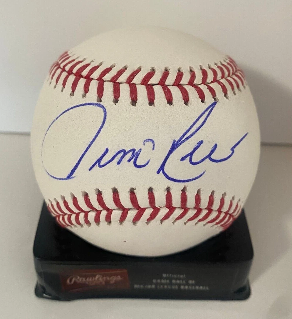 JIM RICE BOSTON RED SOX SIGNED AUTOGRAPHED M.L. BASEBALL BECKETT AUTHENTIC