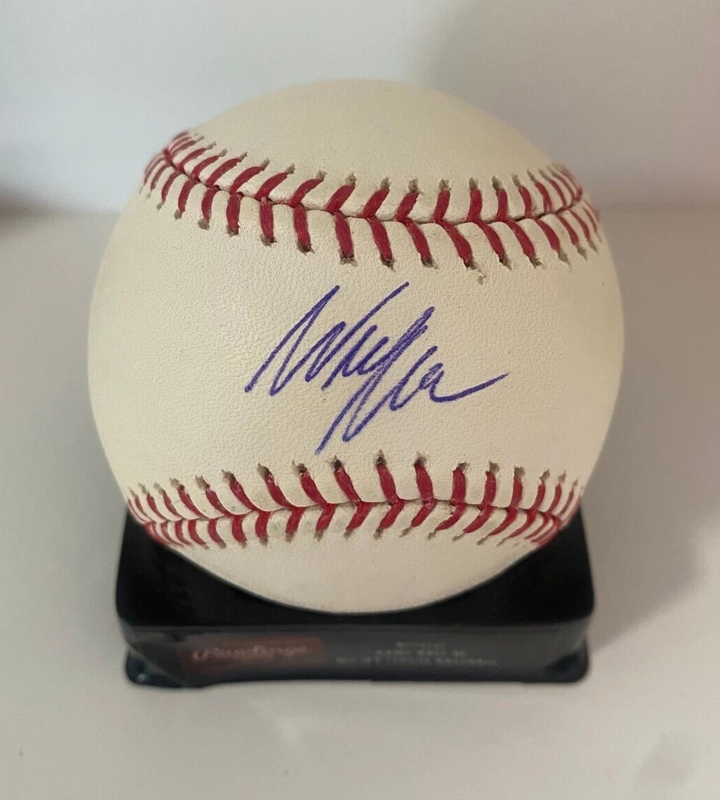 WILL MYERS PADRES/RAYS/ROYALS SIGNED AUTOGRAPHED M.L. BASEBALL BECKETT