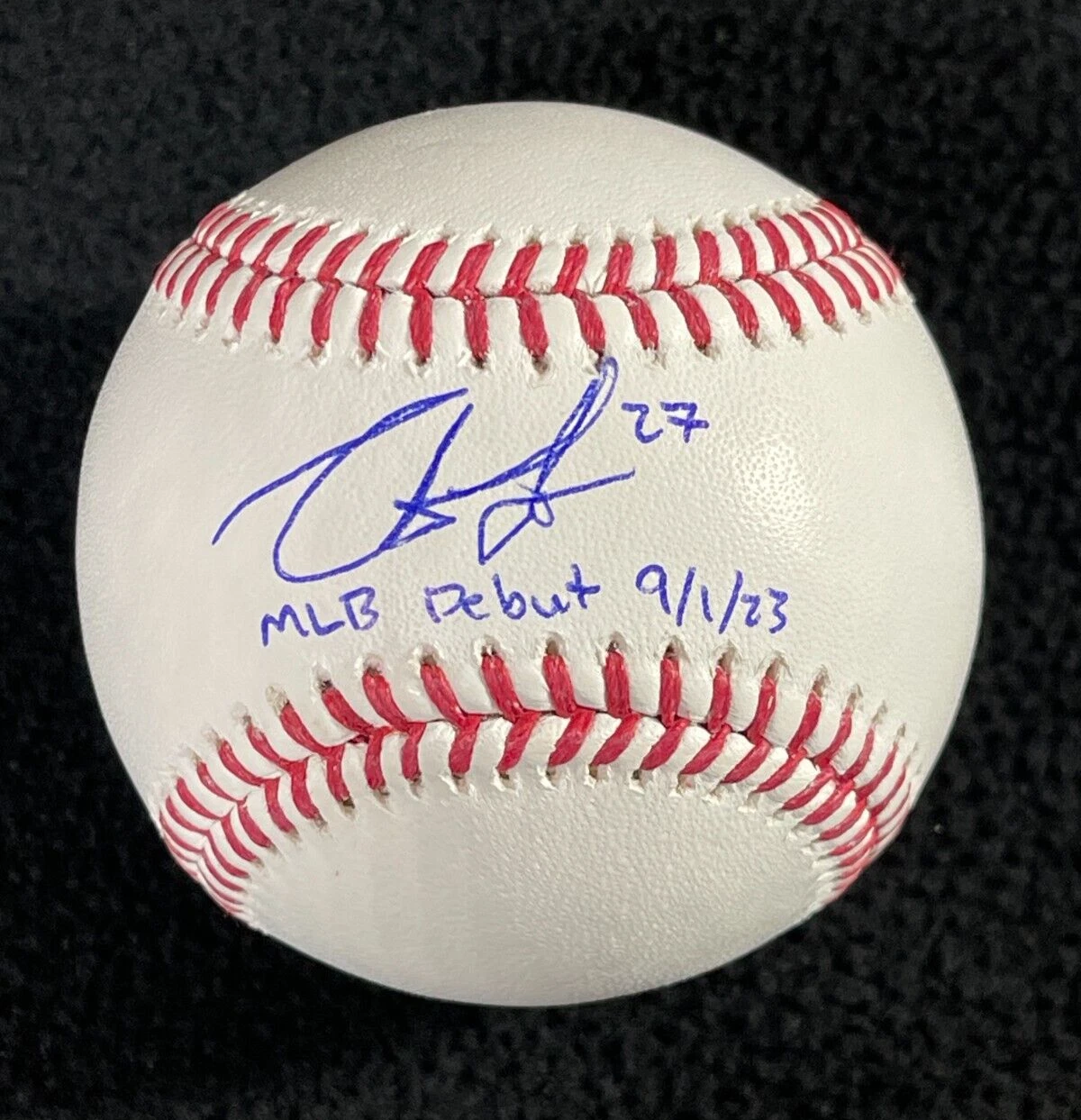 Andre Lipcius Signed & Inscribed Detroit Tigers OML Baseball Beckett COA