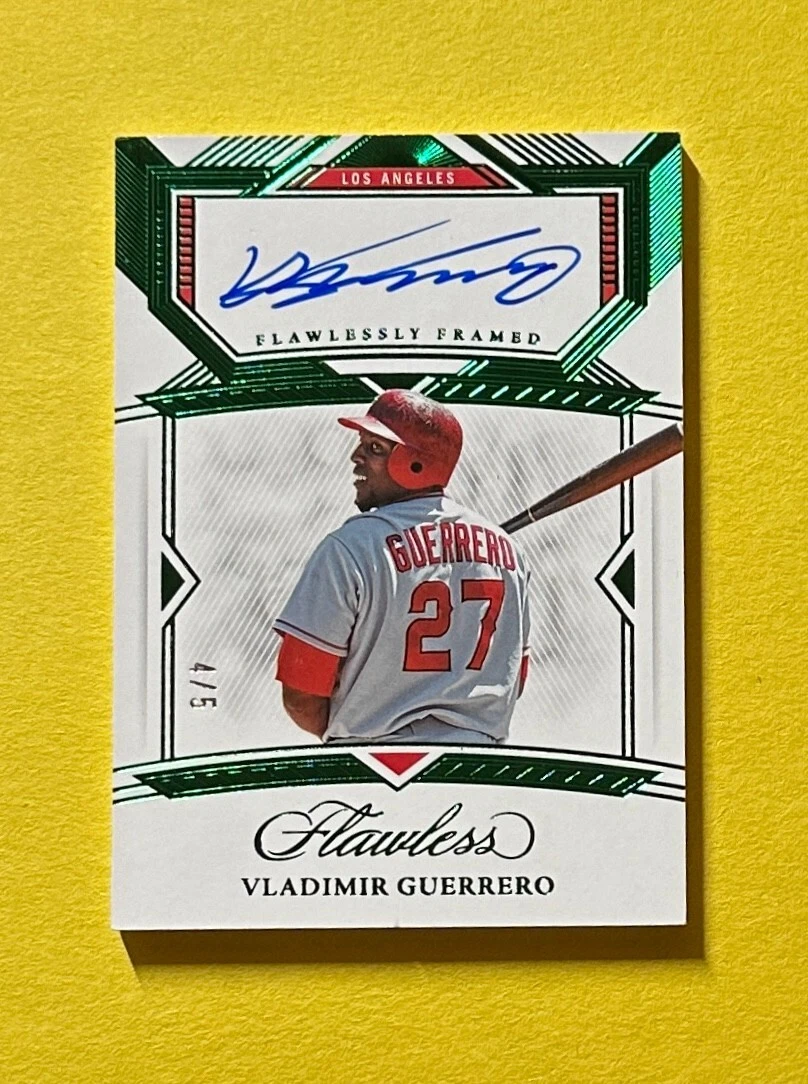 2023 PANINI FLAWLESS VLADIMIR GUERRERO FLAWLESSLY FRAMED AUTO /5 #FFS-VG HOF