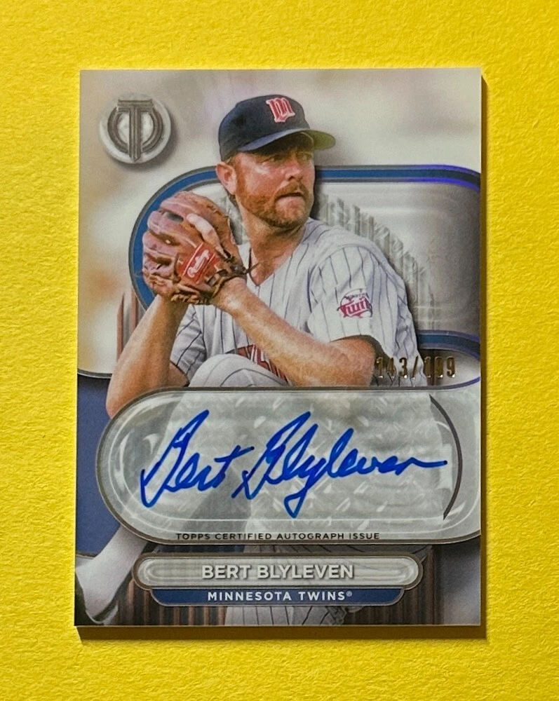 2024 TOPPS TRIBUTE BERT BLYLEVEN /199 #TA-BB TWINS HOF